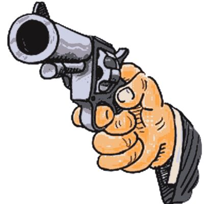 Hand pointing gun Thumbnail