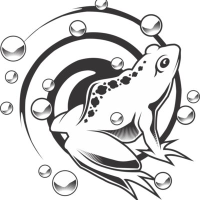 Frog tattoo design Thumbnail